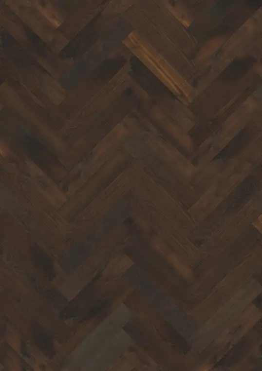 OAK HERRINGBONE CD SMOKED DARK