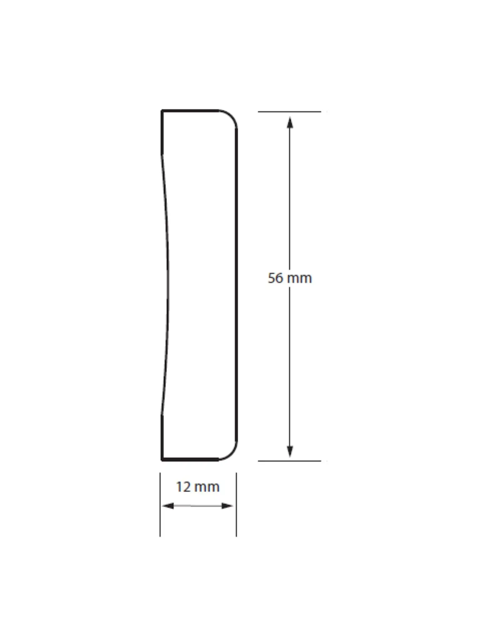 OVENKARMILISTA VALKOINEN Asusteet Kährs
