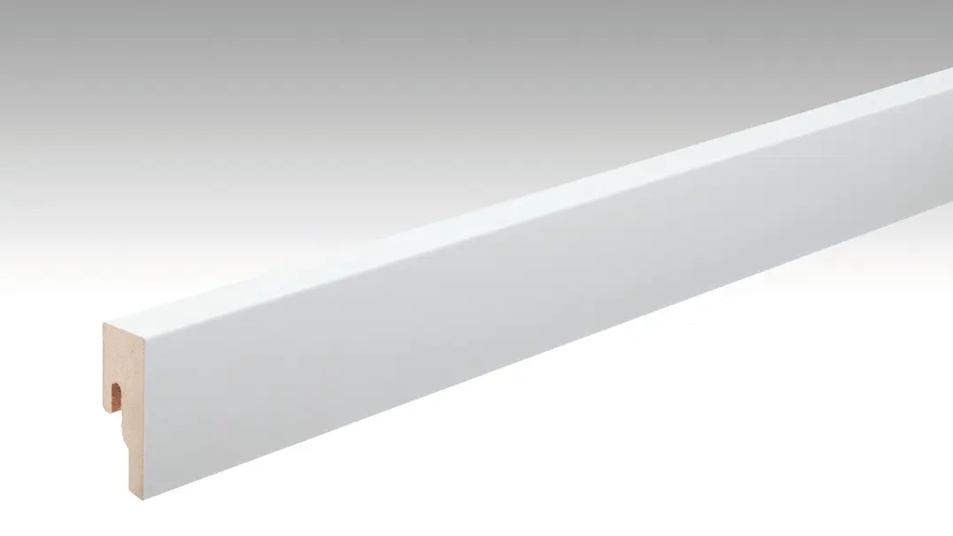 SOCKELLEISTE MDF WHITE SQ