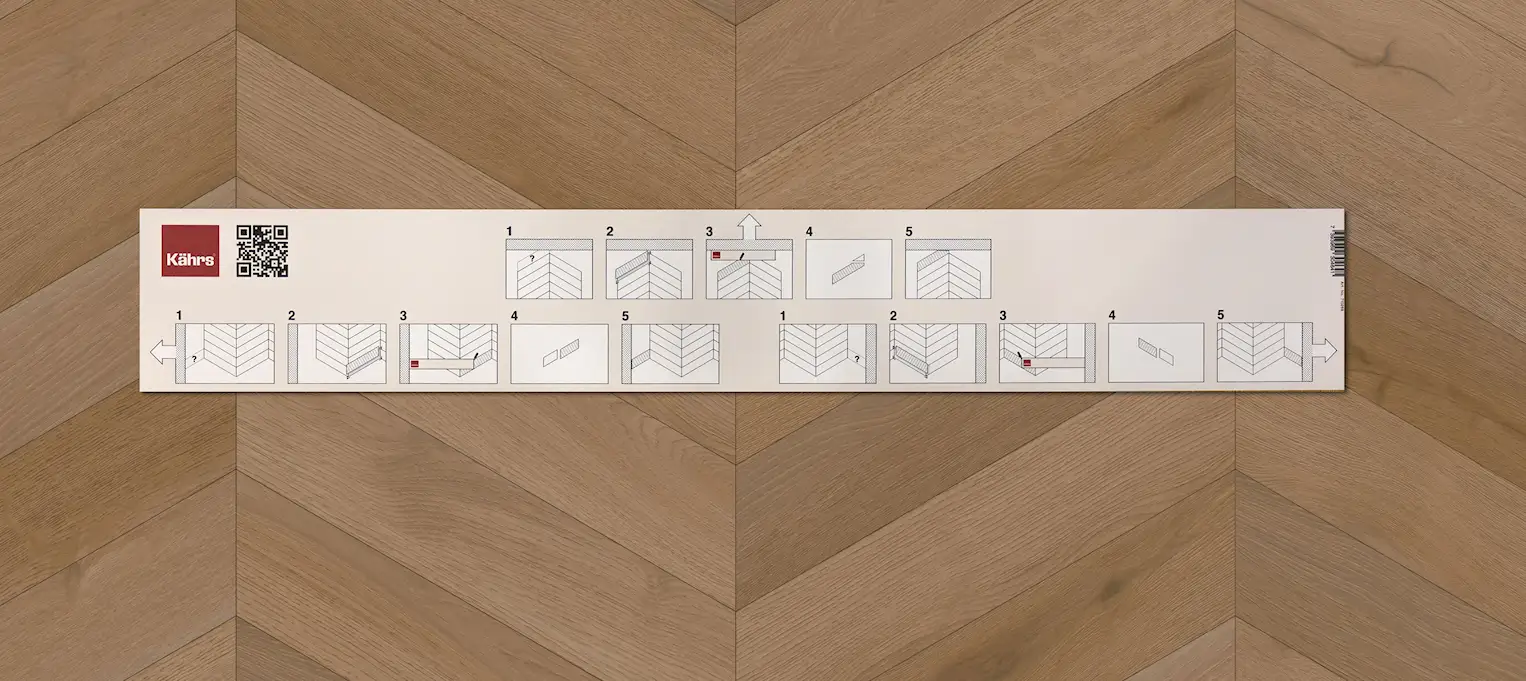 KÄHRS CHEVRON CUTTING TEMPLATE Tillbehör Kährs