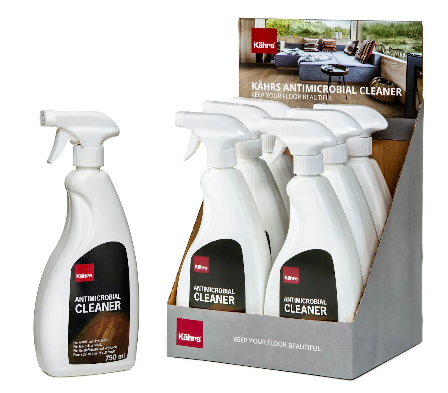 ANTIMICROBIAL CLEANER 0,75 L Accessories Kährs