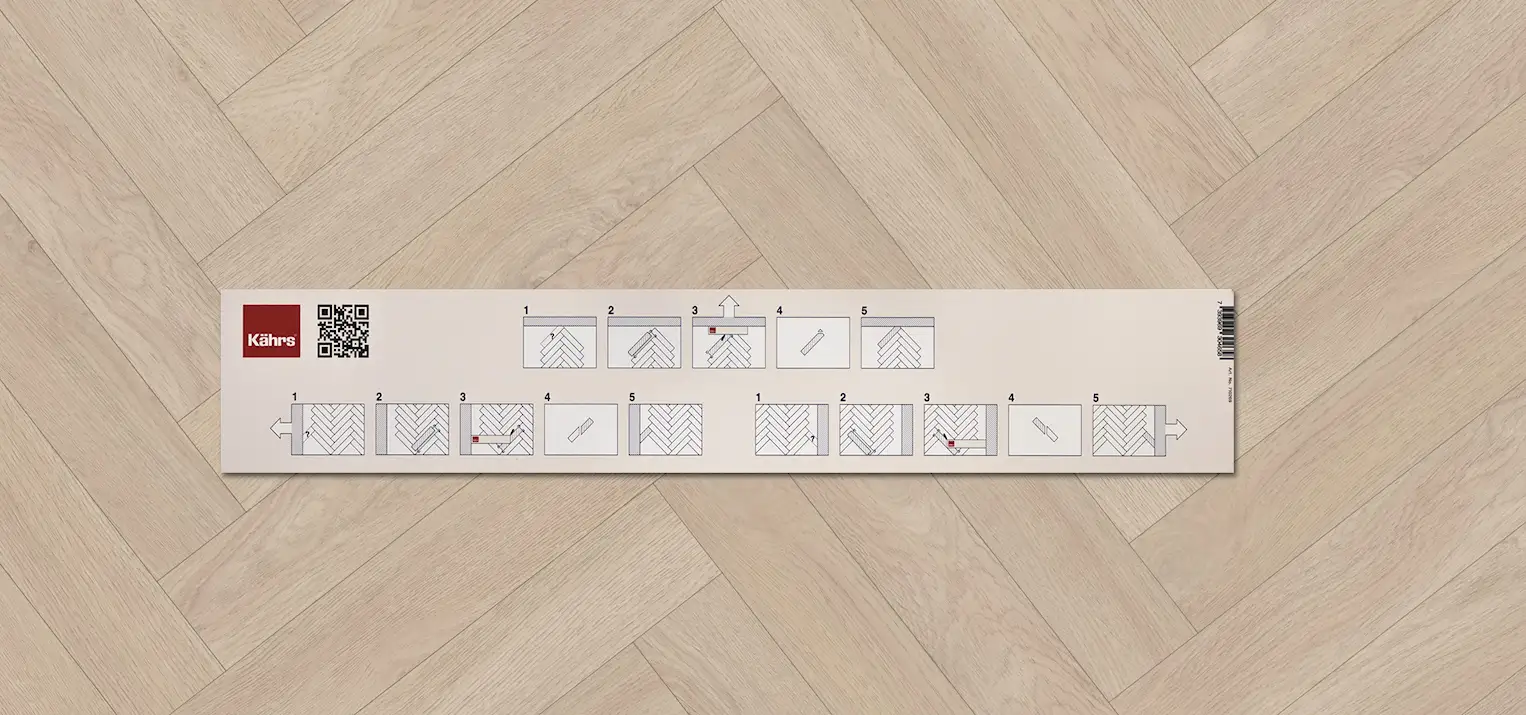 KÄHRS HERRINGBONE CUTTING TEMPLATE Accessories Kährs