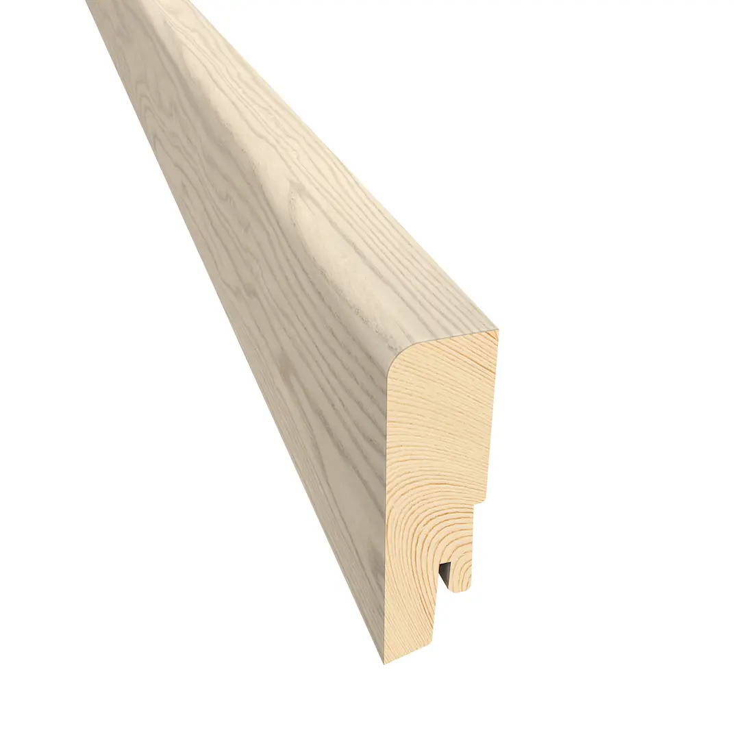 PLINTHE PLAQUÉE BOIS FRÊNE FLOW